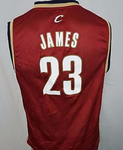 Cleveland Cavaliers Lebron James #23 NBA Basketball Adidas Jersey Youth Large