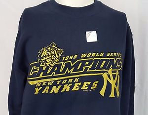 New York Yankees 1998 World Series Champions Sweatshirt Lee Sport Size Medium