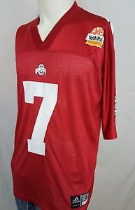 Ohio State Buckeyes #7 Tostitos Fiesta Bowl Adidas Jersey Size Small