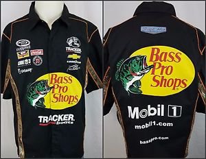 NASCAR Tony Stewart Haas Bass Pro Shops Pit Crew Replica JH Designs Shirt Size M