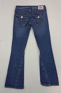 True Religion Joey Denim Button Flap Pocket Women's Blue Jeans Size 25