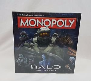 Monopoly Halo Collector's Edition GameStop USAopoly Exclusive - Free Shipping