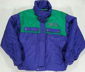 Vintage FILA MAGIC LINE Green Purple Retro JACKET Ski Coat ITALY - Large L