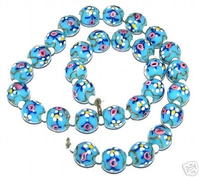 RARE BLUE VENETIAN NECKLACE