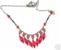 EDWARDIAN CRYSTAL DROP NECKLACE