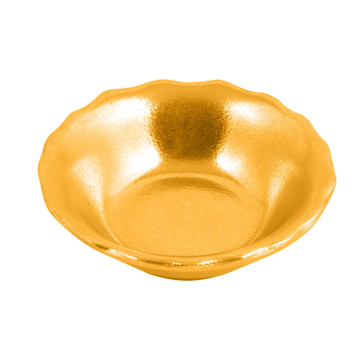 4 oz 4 1/2 inch RamekIn Fruit / Vegetable Sandstone Harvest Gold