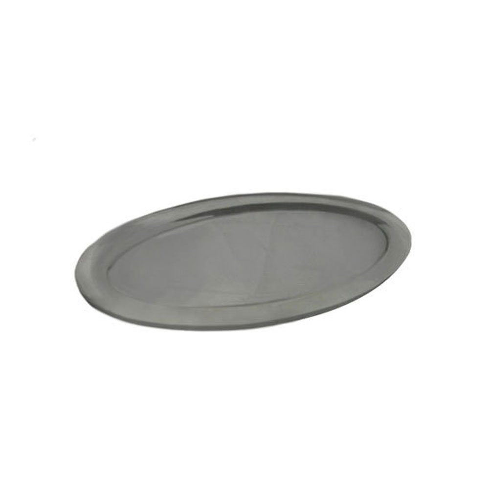14 1/4 x 20 1/4 inch Oval Platter Pewter Glo
