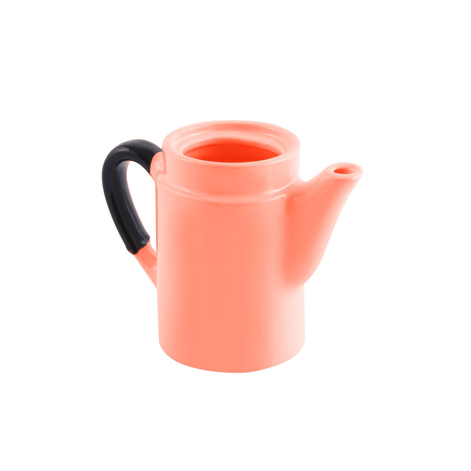 15 oz 4 3/4 inch H Coffee and Tea Server with Insulated Handle Sandstone Terra Cotta