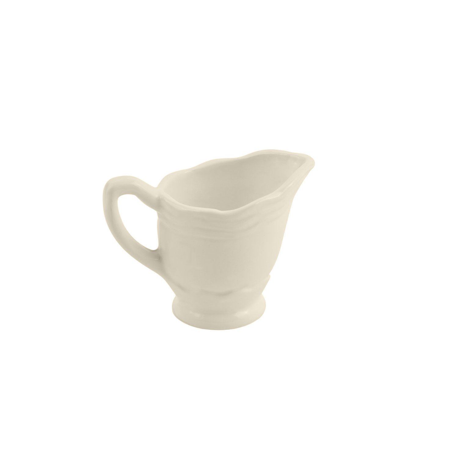 4 1/2 oz 3 inch H Queen Anne Creamer Sandstone Ivory