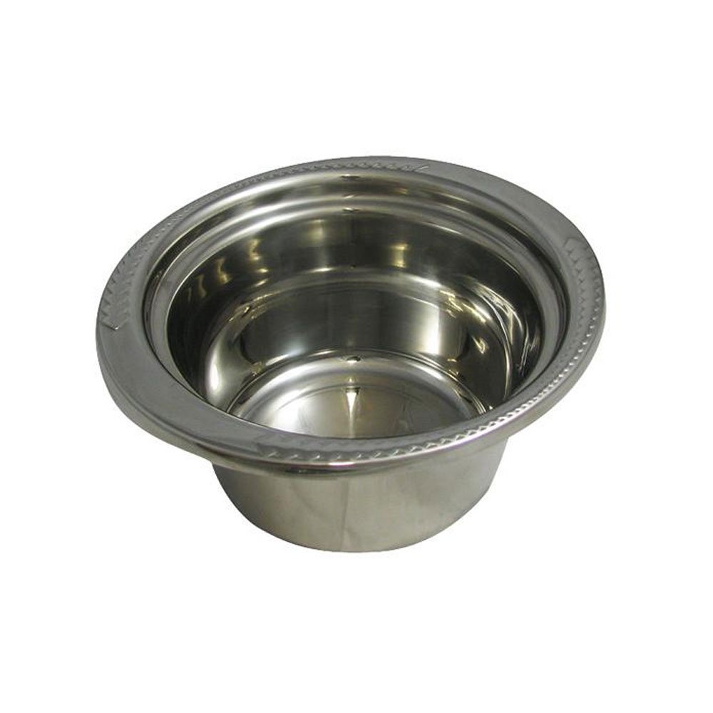2 qt 10 x 9 x 4 3/4 inch Stainless Steel Casserole Laurel on the Rim