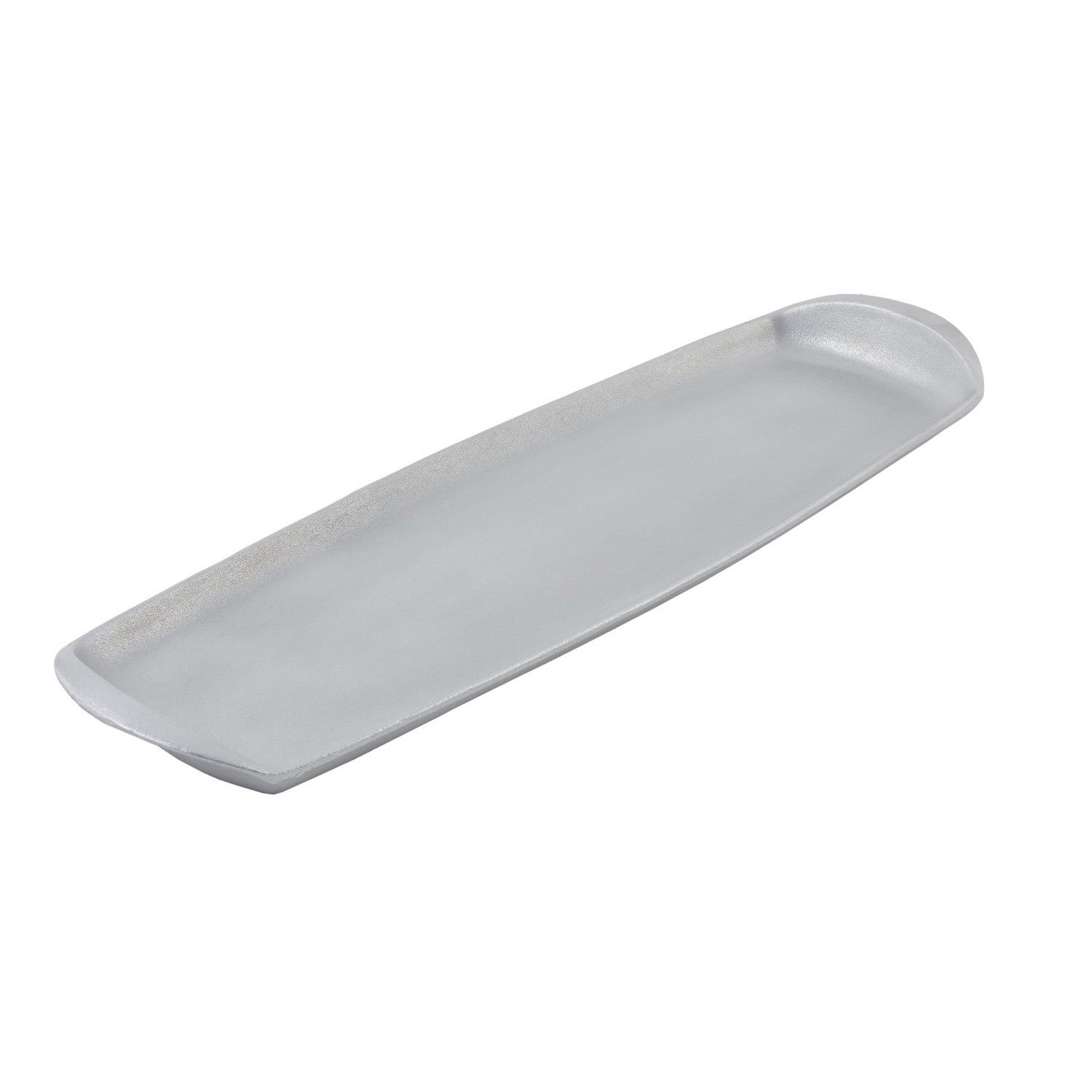 8 5/8 x 27 inch Futura Platter Pewter Glo