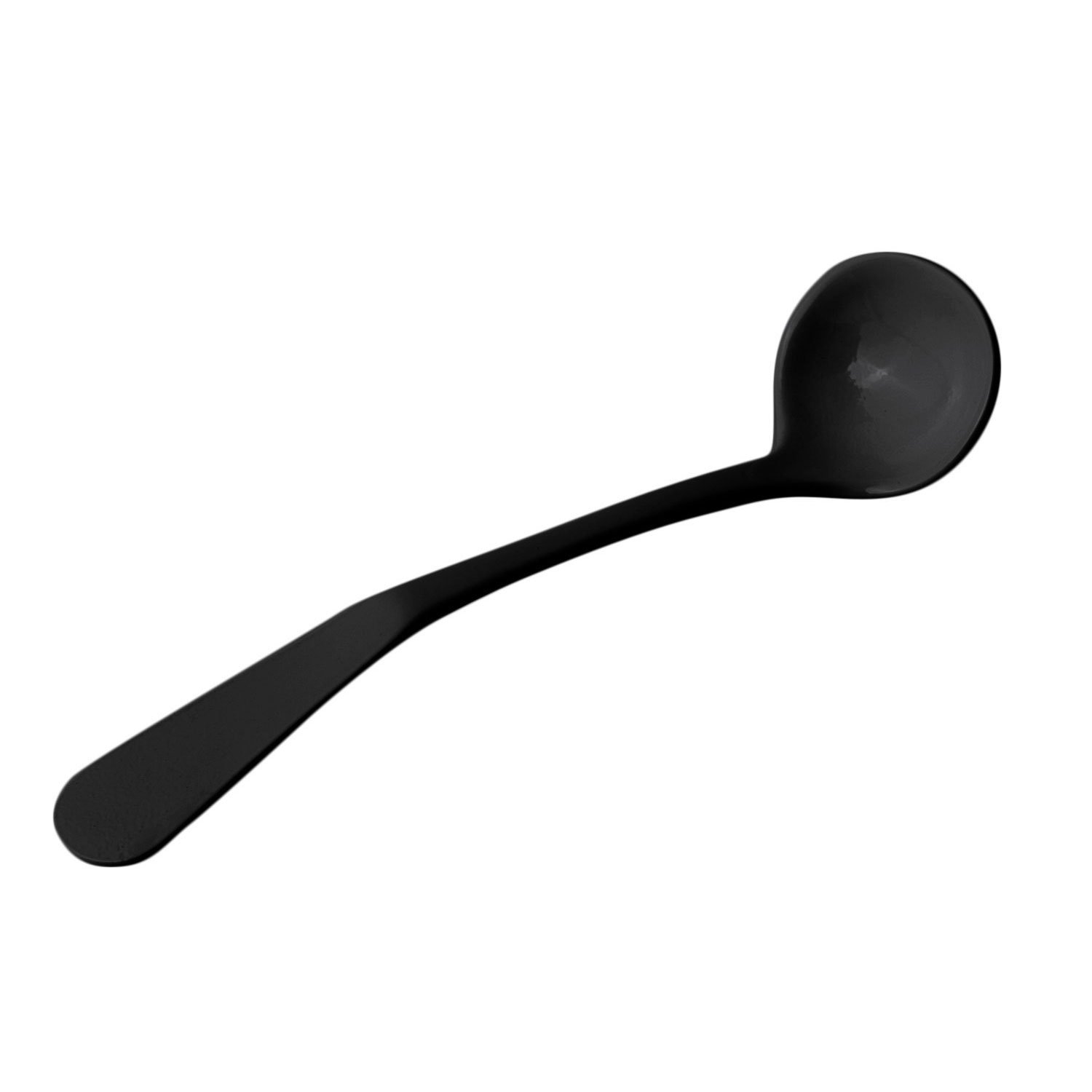 1 oz 11 1/2 inch Salad Dressing Ladle Sandstone Black