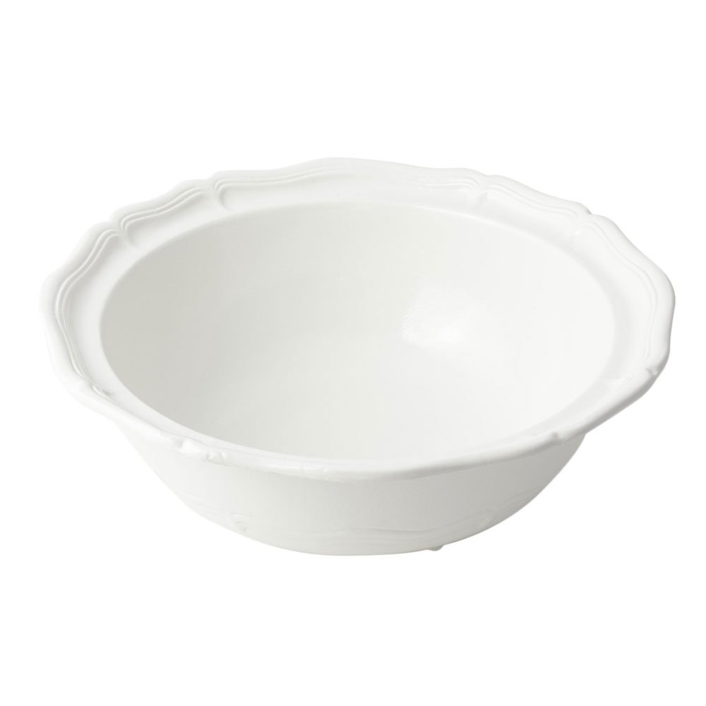 16 qt 19 x 6 5/8 inch Queen Anne Salad Bowl Sandstone Plum