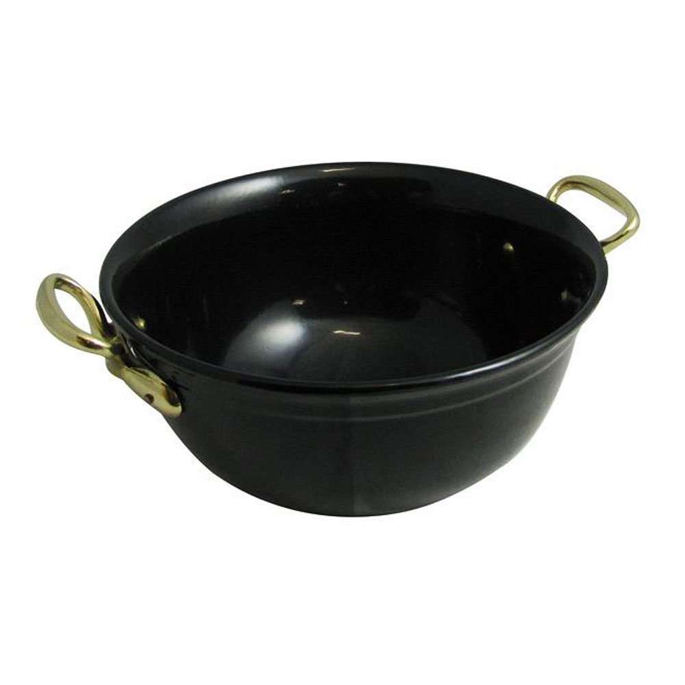 4 qt 10 1/2 x 5 1/4 inch Bowl with Handle Sandstone Teal