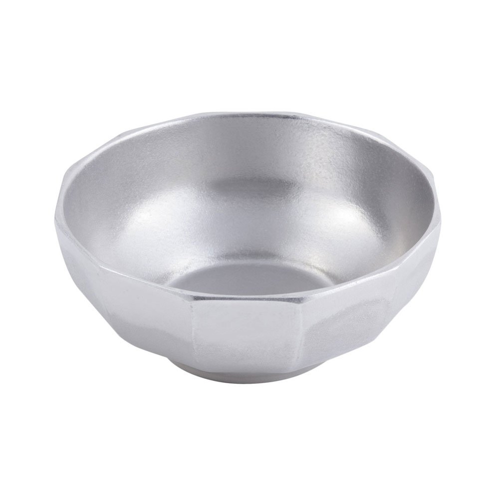 2 qt 9 1/2 x 4 inch Prism Footed Bowl Sandstone Black Speckled