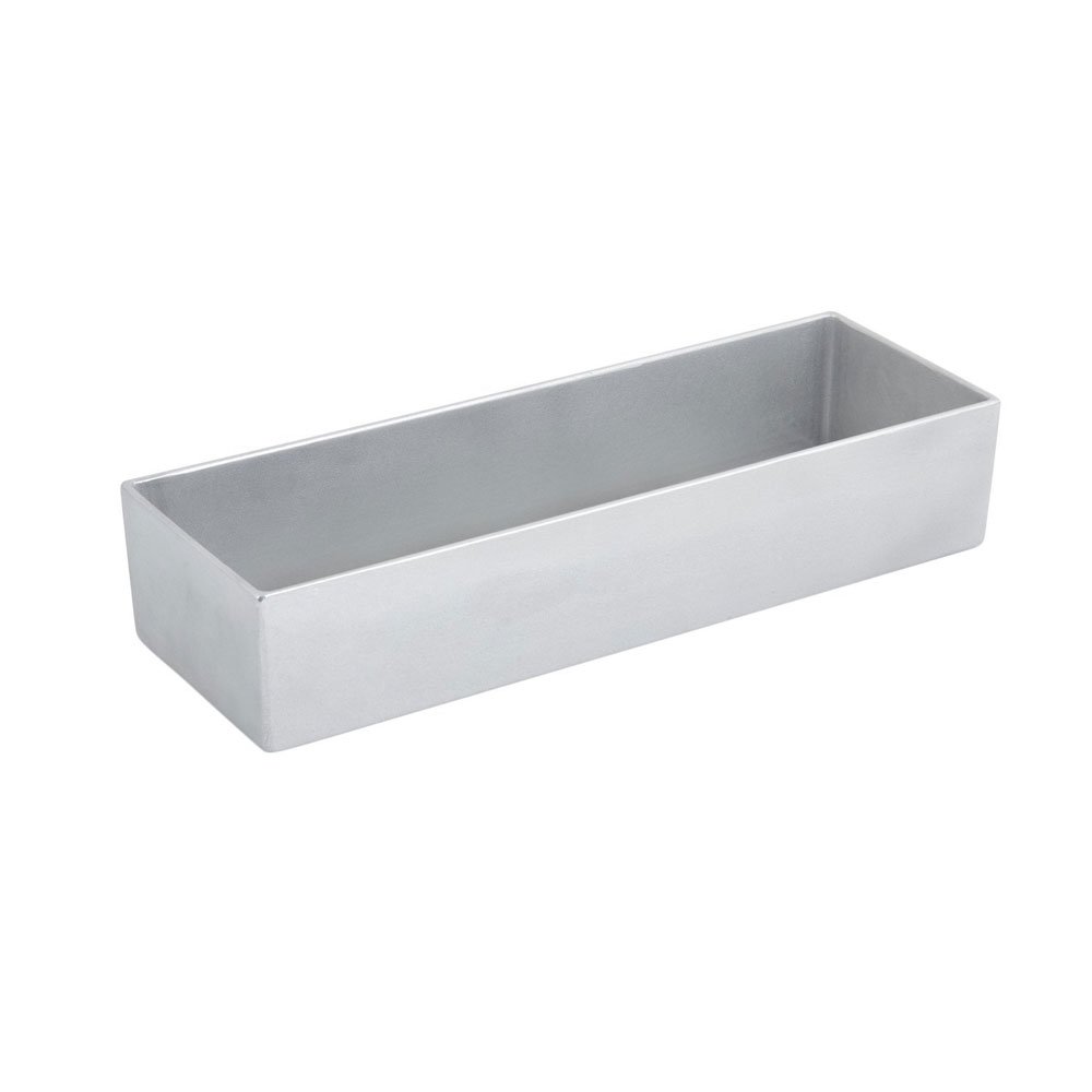 2 qt 16 oz 5 x 15 x 3 inch Straight Bowl Platinum Gray