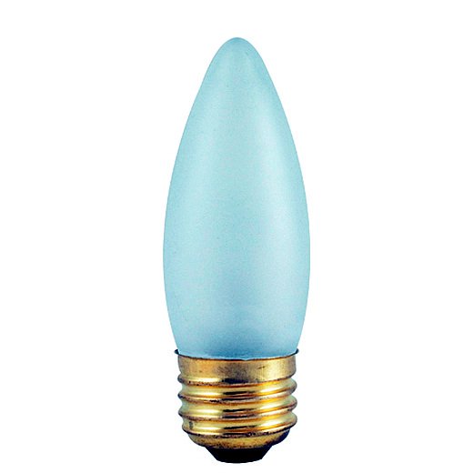 40 Watt Incandescent Torpedo B10 Chandelier Bulb Medium Base Frost/Set of 100