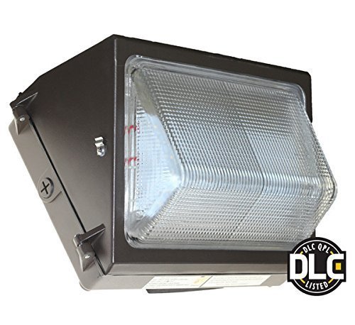 80W LED Wall Pack Light - Forward Throw - DLC - Free Shipping