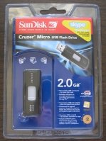 SANDISK CRUZERMICRO 2GB USB FLASH DRIVE