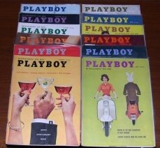 PLAYBOY 1959 MAGAZINES 12 ISSUES