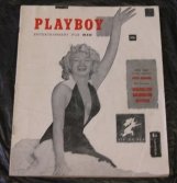 Monroe V. 1 Playboy 1953 Magazine First Issue