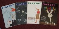 Playboy 1959 Magazines Oct July Nov Jan