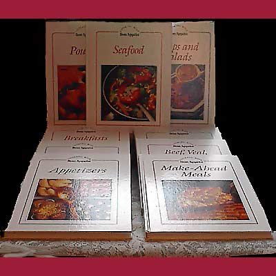 Lot of 9 COOKING WITH BON APPETIT Books HARDCOVER