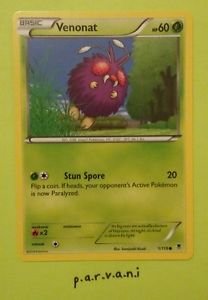 Phantom Forces Pokemon Card - Venonat (1/119)