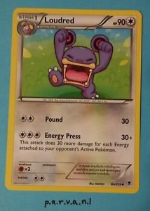 Phantom Forces Pokemon Card - Loudred (84/119)