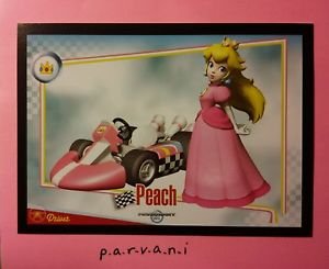 Mario Kart Wii Trading Card - Peach #7