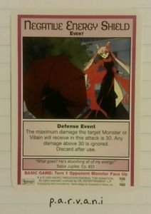 Sailor Moon Collectible Card Game - Negative Energy Shield (105/160)