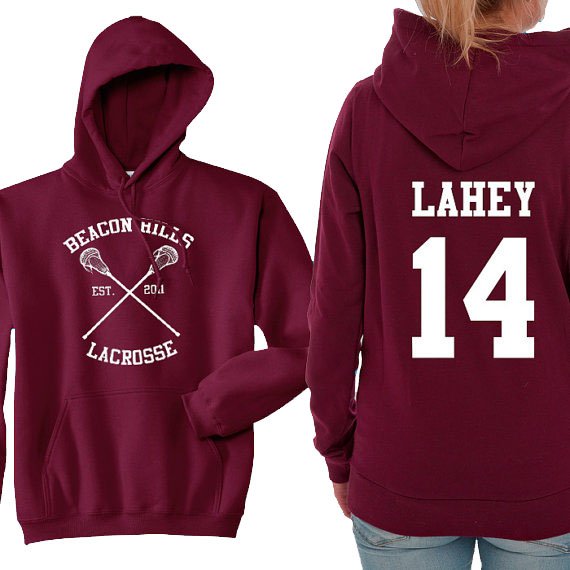 Teen Wolf Hoodie, Beacon Hills Lacrosse Hoodie, Lahey 14