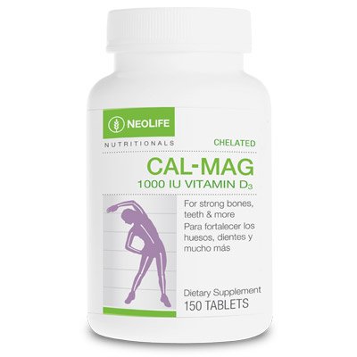 Chelated Cal-Mag with 1000 IU Vitamin D (150 Tablets)