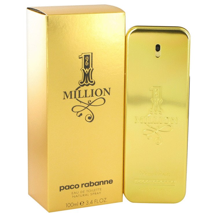 1 Million by Paco Rabanne, Eau De Toilette Spray 3.4 oz