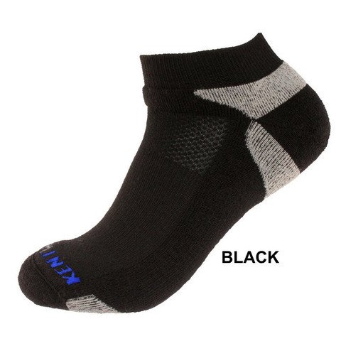 KentWool Men's Tour Profile Golf Sock- Black Medium