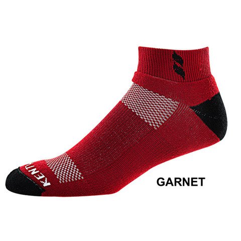 KentWool Men's Tour Profile Golf Sock-Garnet Large