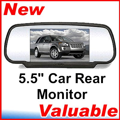 5.5" TFT LCD Car Rear View Monitor for DVD CD TV MP3