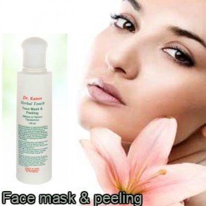 Herbal touch face mask & peeling - Rich in Herbal Ingredients and Herbal flours
