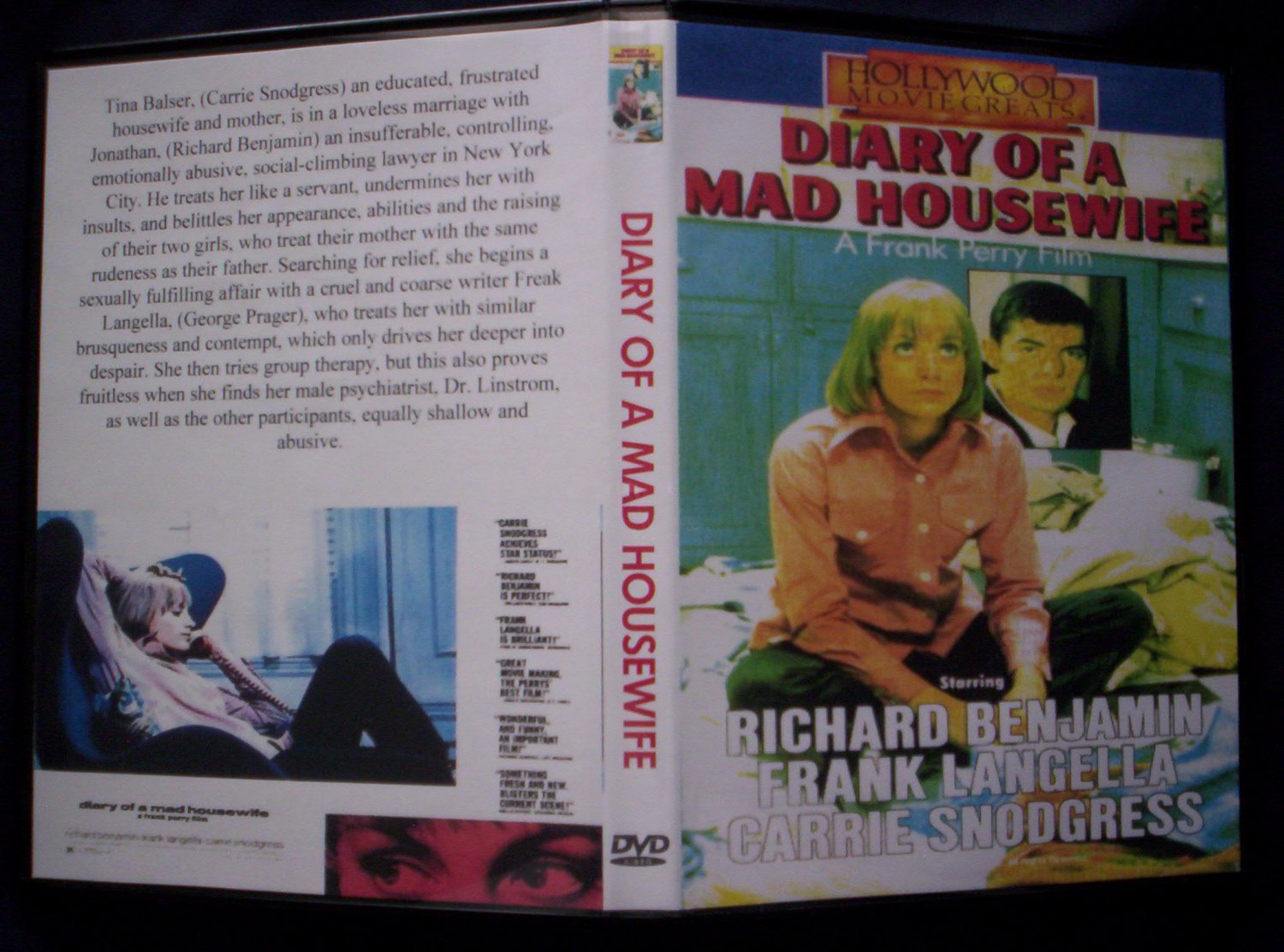 Diary Of A Mad Housewife DVD 1970
