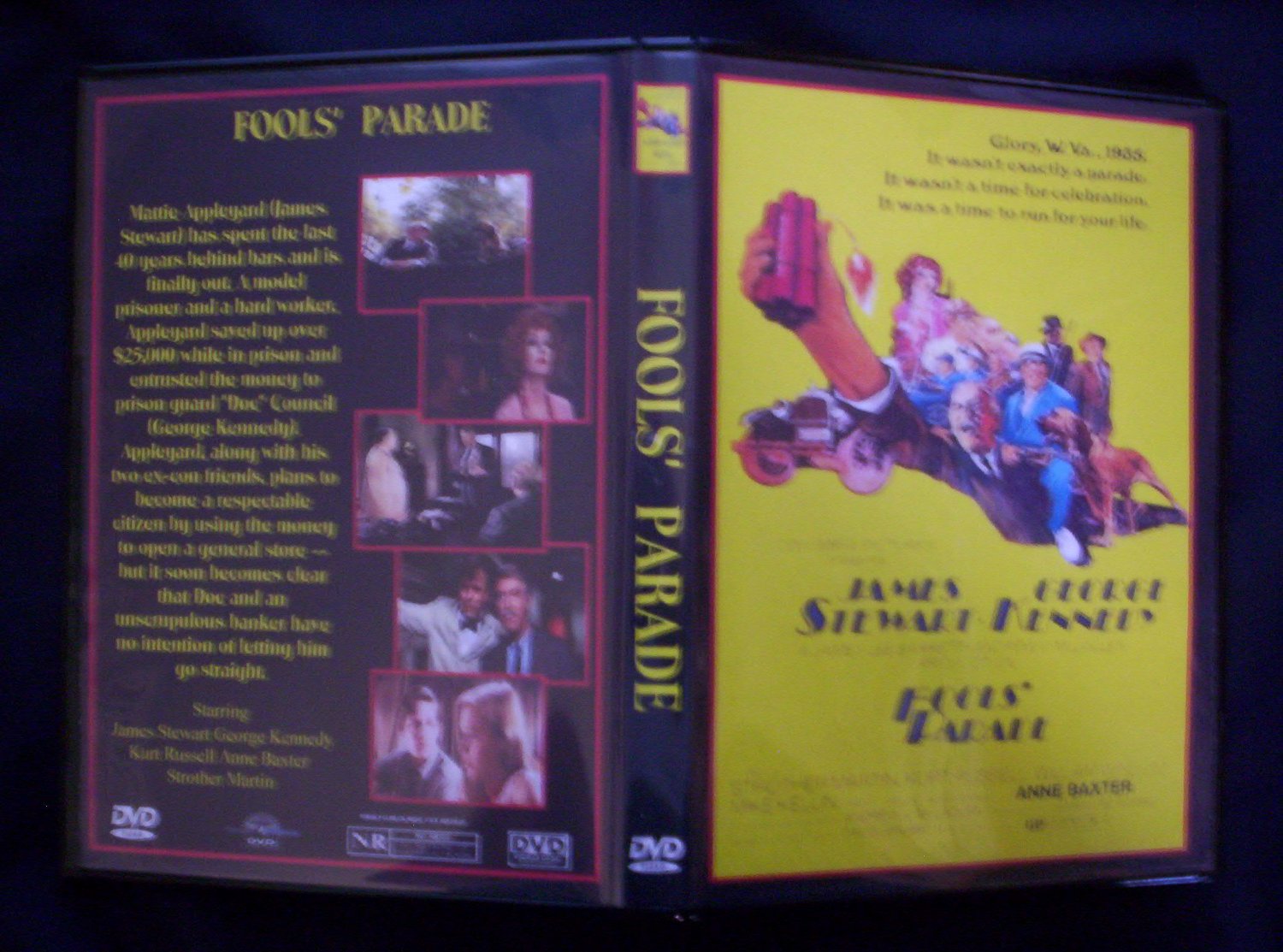 Fool's Parade DVD 1971 James Stewart, Kurt Russell