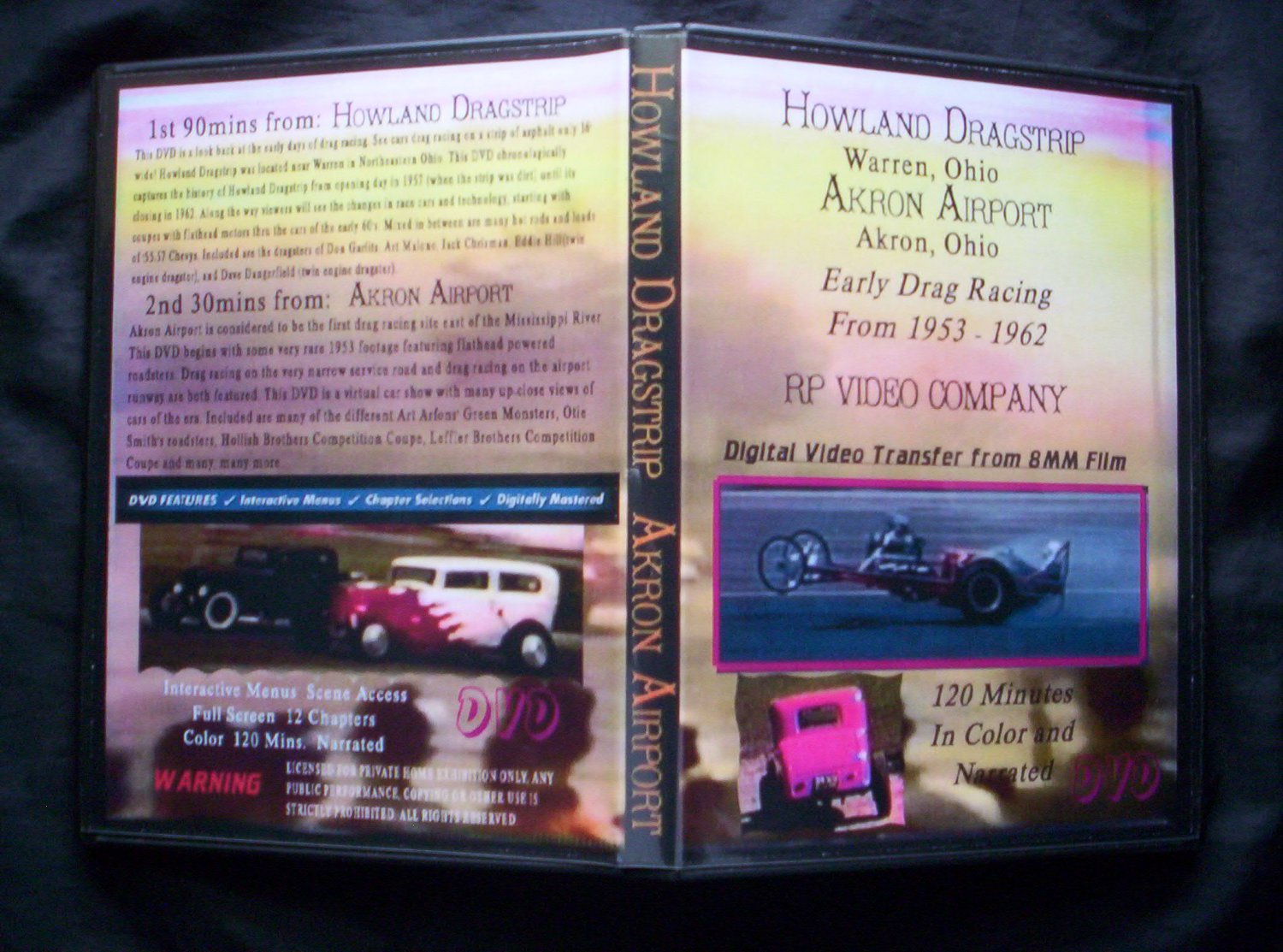 HOWLAND DRAGSTRIP DVD Early Drag-Racing From 1953-1962