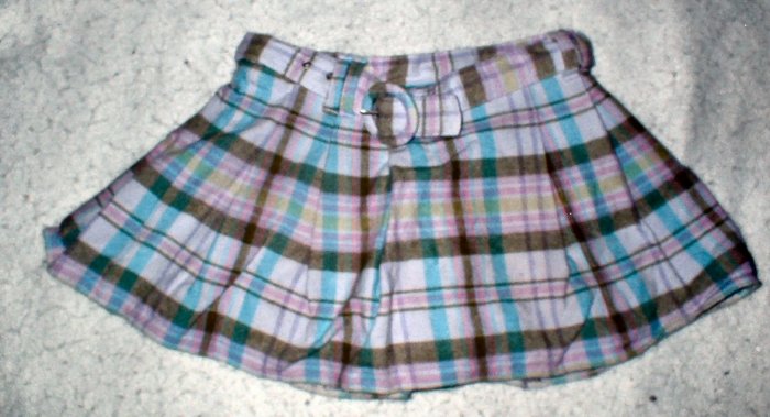 Girls SchoolGirl Plaid Skirt 4T