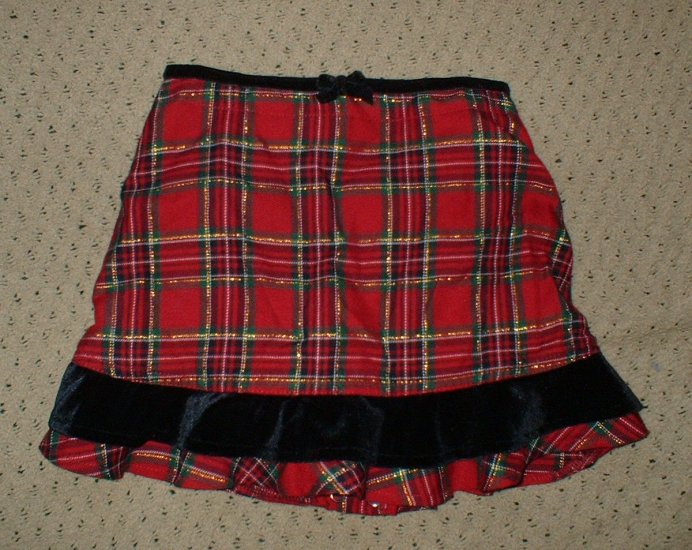 Girls Red Plaid Skirt The Childrens Place 4T