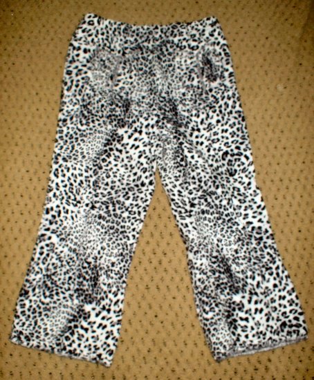 Girls Brand New Black and White Animal Print Pants 4T