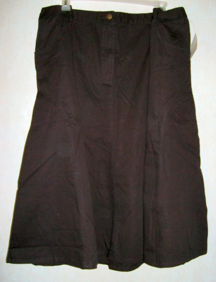 NWT Roamans Lane Bryant Black Skirt 5X 38W