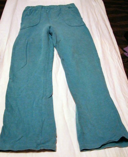 Girls Teal Blue Wide Leg Pants Size 5T