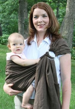 Hemp Baby Sling chocolate mist
