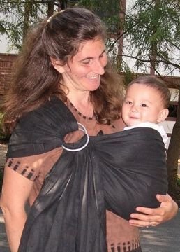 Hemp Baby Sling midnight