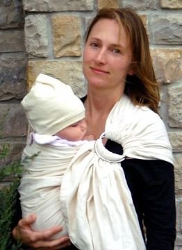 Hemp Baby Sling buttermilk