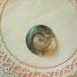 Black and Gold Lip Mother of Pearl Shell Spiral Carved Focal Bead, Pendant 50mm